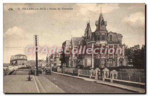 Postcard Old Route De Villers Sur Mer Trouville