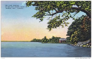 On Lake Simcoe, At Big Bay Point, Near BARRIE, Ontario, Canada, 1930-1940s