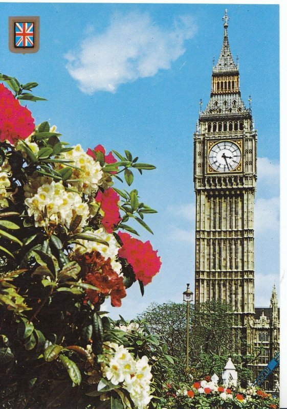 London Postcard - Big Ben Clock Tower, Central London - Ref AB2988
