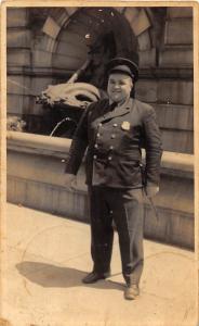 B9/ Occupational Postcard RPPC Foreign Molheim Ruhr Germany Policeman 1939 Cop10 