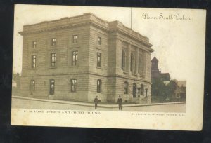 PIERRE SOUTH DAKOTA SD US POST OFFICE COURT HOUSE 1905 VINTAGE POSTCARD