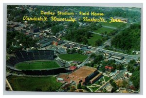 Vintage 1960's Postcard Aerial Dudley Stadium Vanderbilt University Nashville TN