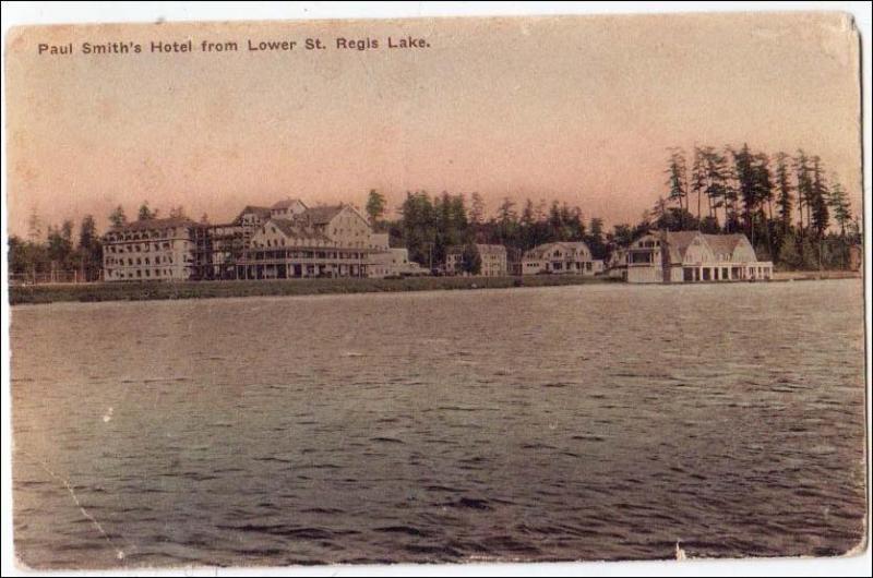 Paul Smith's Hotel, Lower St Regis Lake NY   (crease)