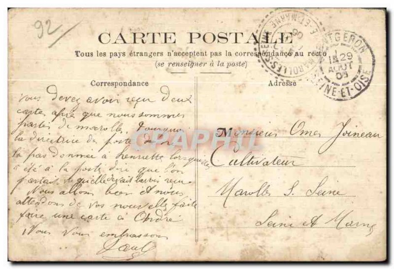 Courbevoie - Army Barracks - Old Postcard