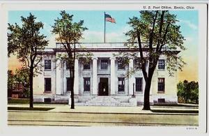 Old XENIA Ohio Postcard Greene County POST OFFICE