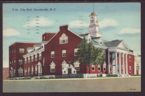 City Hall,Fayetteville,NC Postcard