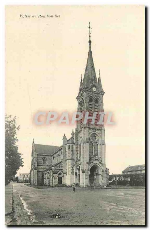 Postcard Ancient Church of Rambouillet