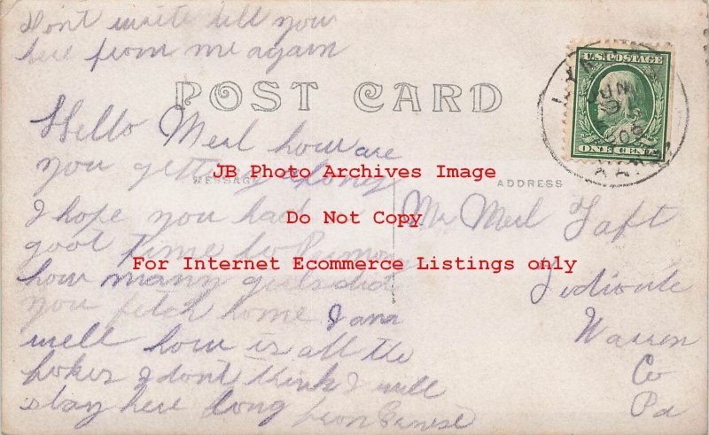 KS, Lyndon, Kansas, RPPC, Main Street North, East Side, SD Butcher Photo No 489