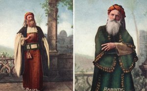 Vintage Postcard Oziel Character of Apocrypha & Rabinth Minor Character of Trial