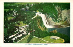 Canada Montmorency Falls The Chutes 1955