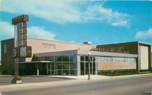 Lake Worth Florida Commerce Bank Postcard Mid Century Architecture 21-13301