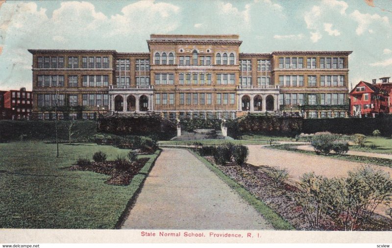 PROVIDENCE , Rhode Island , 1908 ; State Normal School
