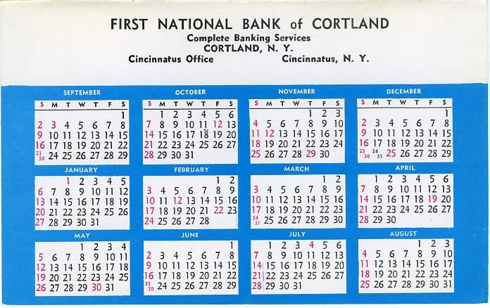 Suny Cortland State Teachers College, New York - Postcard And Calendar | United States - New York - Other, Postcard / Hippostcard