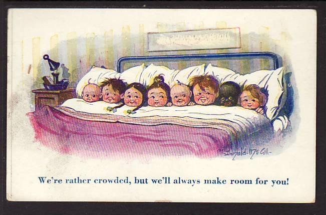 We're Rather Crowded....... McGill Post Card  5179