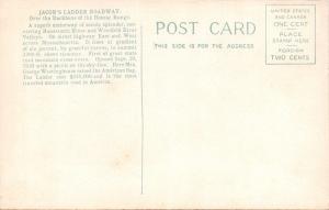 Becket Massachusetts~Morey Hill Cut-Off~Jacob's Ladder Roadway POSTCARD 1920s