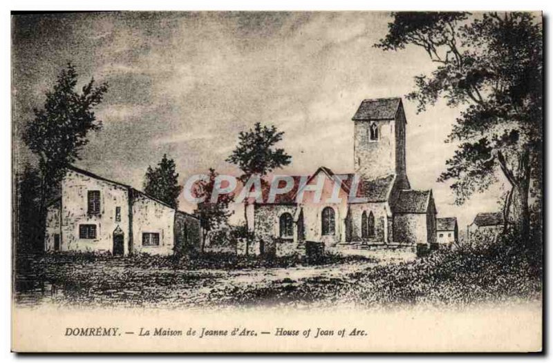 Old Postcard Domremy La Maison de Jeanne d & # 39Arc