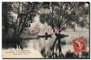 Old Postcard La Varenne The banks of the Marne Bonneuil Vevs EM