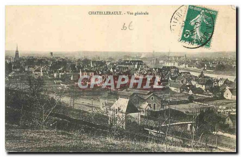 Old Postcard Chatellerault General view