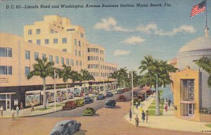 Florida Miami Beach Lincoln Road and Washington Avenue Business Section Woolw...