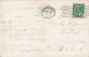 Winnipeg Manitoba~City Hall & Volunteer Monument~1910