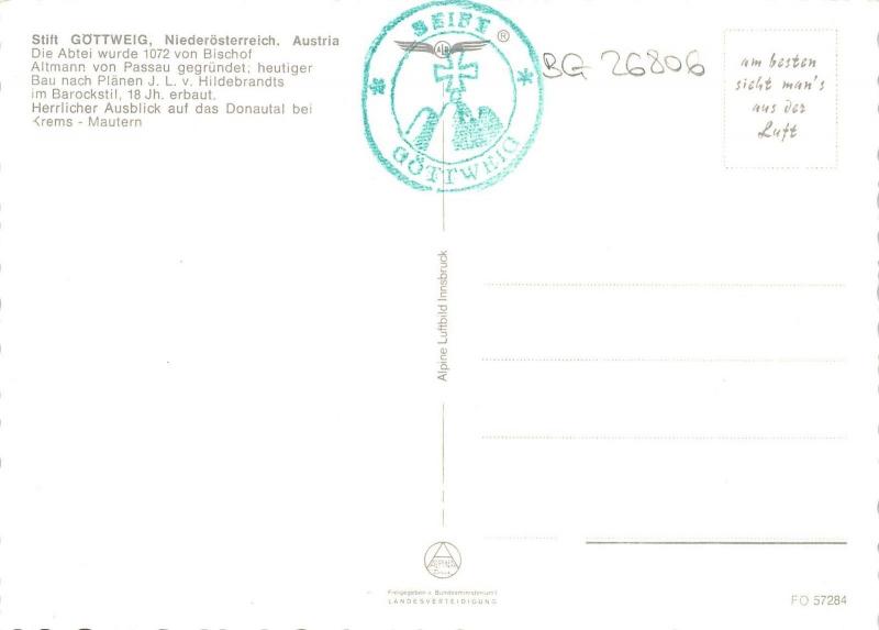 BG26806 benediktinerstift gottweig  austria