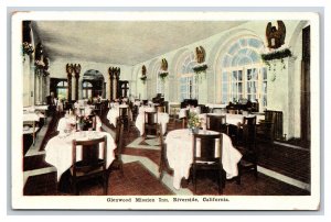 Spanish Dining Room Mission Inn Riverside California CA UNP WB Postcard H25