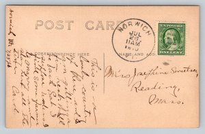 RPPC   1916  Norwich  Vermont     Postcard