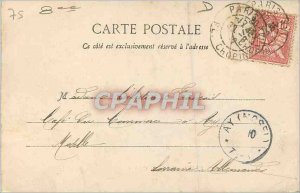 Postcard Old Paris Le Petit Palais (map 1900)