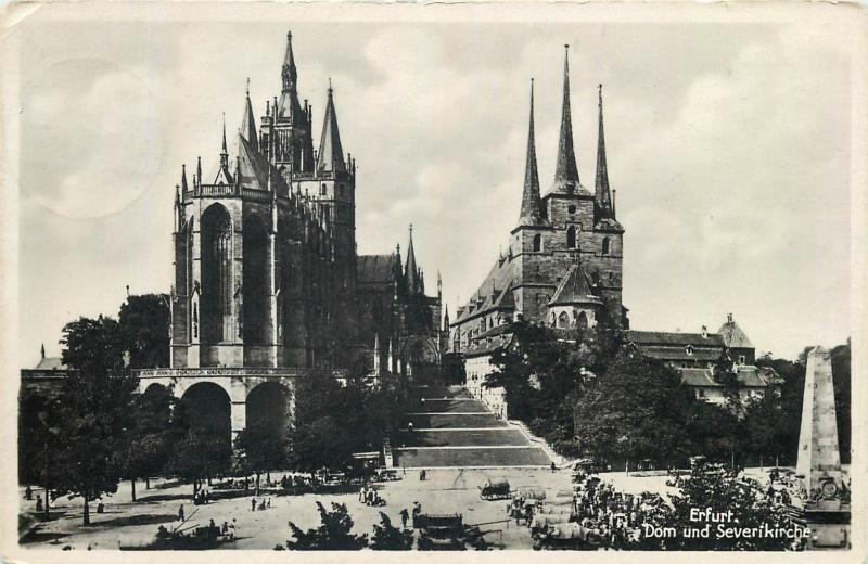 Germany Erfurt Dom und Severikirche