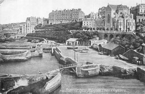 Biarritz Pyrénées France~Eglise St Lugénie. L'Hôtel d'Angleterre~ Postcard