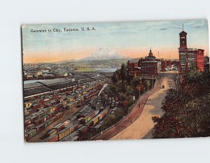 Postcard Gateway to City, Tacoma, Washington