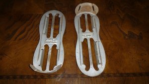 Vintage Strap on Ice Skate Blades made by Arco