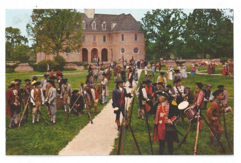 Williamsburg VA Film Scene Colonial Militia Virginia