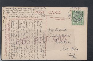 Genealogy Postcard - Garland - 'Cartref Melus', Prestatyn, North Wales RF5393