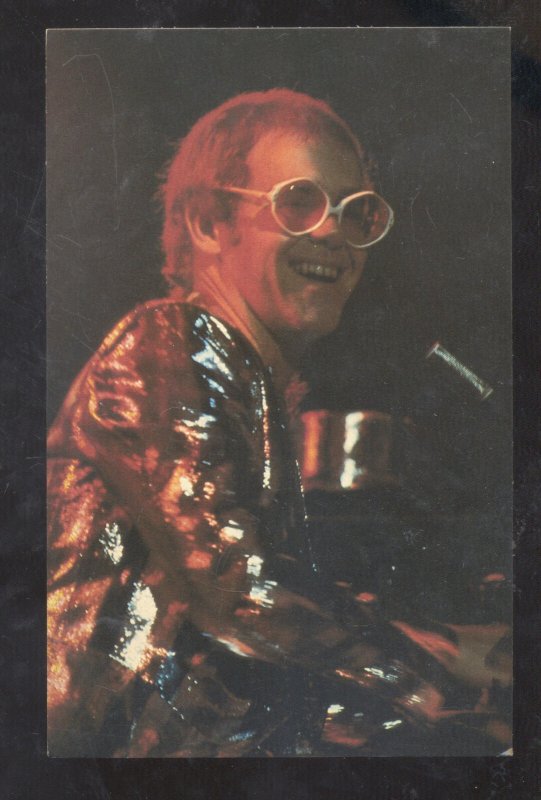 BEL AIR CALIFORNIA ELTON JOHN POP MUSIC STAR  POSTCARD