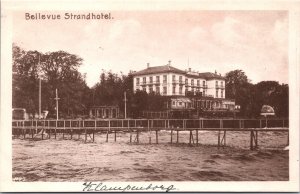 Denmark Bellevue Strandhotel Vintage Postcard 09.12