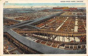 Union stockyards Chicago, Illinois, USA Stock Yard 1924 