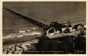 CPA Insel RÜGEN SELLIN Blick auf die Landungsbrücke GERMANY (670136)