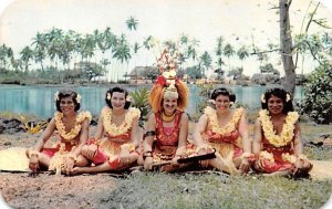 Taupou and Dancing Girls Fiji Unused 