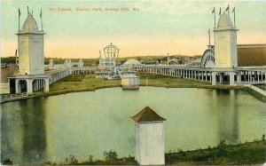 Amusement Lagoon Electric Park Kansas City Missouri C-1910 Postcard 20-7496