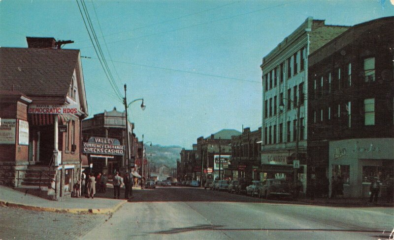 1940s Main Street Valley Currency Exchange Brighton Ave. Rochester Pa. 2R3-221