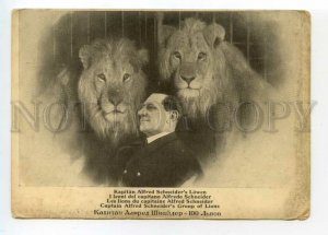 493800 Germany Circus trainer Captain Alfred Schneider with a group Lions