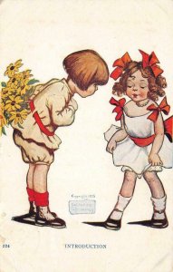 Children Comic Katharine Gassaway Artist-Signed Romantic 1908 Vintage Postcard