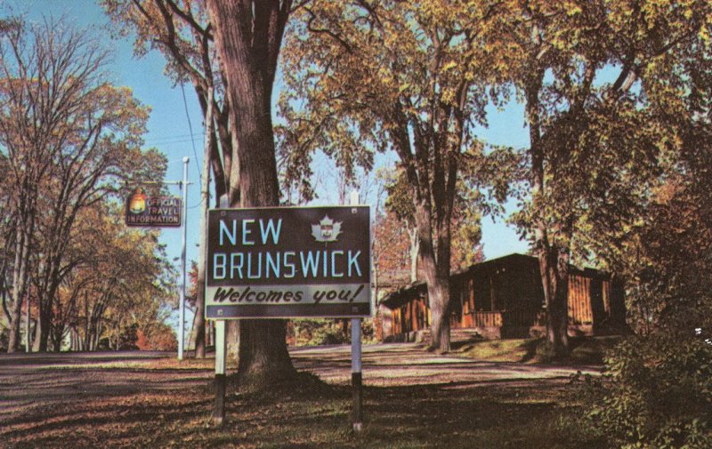 The Travel Bureau at St. Stephen New Brunswick Canada Postcard