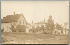 BLAINE ME FAIRFIELD STREET ANTIQUE REAL PHOTO POSTCARD RPPC