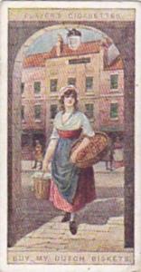 player Vintage Cigarette Card Cries Of London No 9 Buy My Dutch Biskets  1916