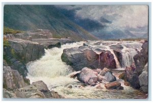 c1910 River Coe Argyllshire Bonnie Scotland Oilette Tuck Art Postcard 