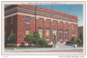 United States Post Office, WAYNESVILLE, North Carolina, 30-40s