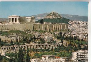 BF30454 athens view of the acropolis greece  front/back image