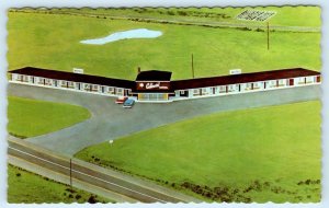 SACKVILLE, New Brunswick Canada ~ Roadside CENTENNIAL MOTEL 1950s-60s Postcard